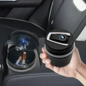 Bærbar Bil LED Askeholder - Universal Auto Askebæger til BMW X1 (F48) Sport xDrive25i / xDrive25e (2016-2022)