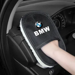 Bilvask Handske - Blød Uld Polering og Rensebørste til BMW