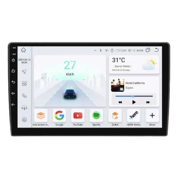 JEEP Compass Commander Grand Cherokee Wrangler Liberty Bilradio - Trådløs CarPlay & Android Auto, 10.1” Touchscreen