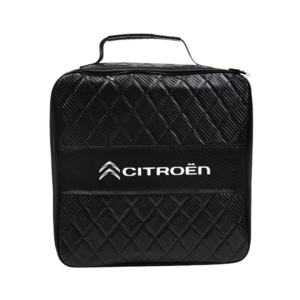Premium Læder Organizer Bag – Elegant Opbevaring til Citroën