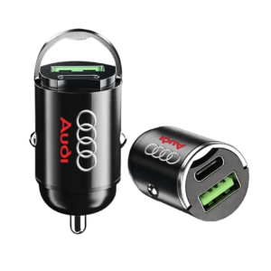 USB-C Hurtig Biloplader til Audi A3 A4 A6 Q5 Q6 – 100W/200W Type-C Adapter