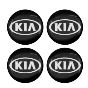 4 stk. hjulnavkapsel logo stickers til Kia