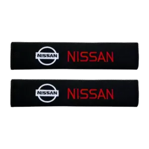 2 Stk. Blød skulderbeskytter til sikkerhedssele - Nissan Qashqai, Juke, X-Trail m.fl.
