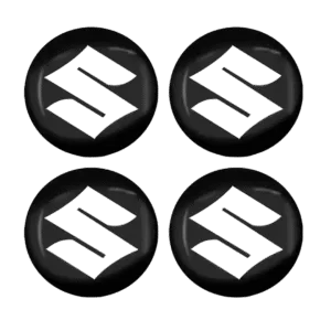 4 stk. 56 mm Centerkapsel Emblem til Suzuki Swift, Jimny, Vitara m.fl.