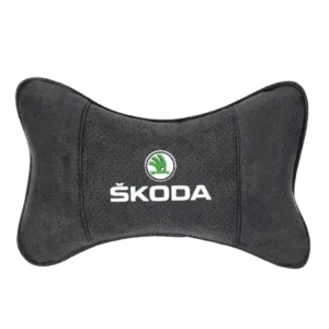 Ergonomisk Nakkepude i Ruskind til Skoda – Komfort på Køreturen