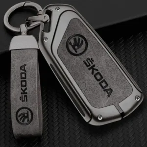 Bilnøgle Cover i Læder til Skoda Kodiaq / Superb / Octavia