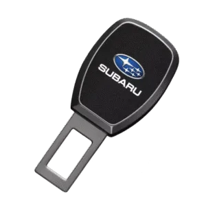 Premium Sikkerhedsbælteklips med Subaru logo – Passer til Flere Modeller