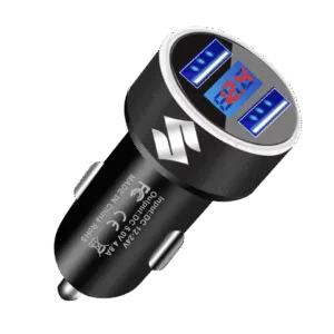 USB Biloplader med Digitalt Display til Suzuki